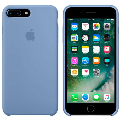 Чехол LUX Silicone Case для Iphone 8 Plus Azure